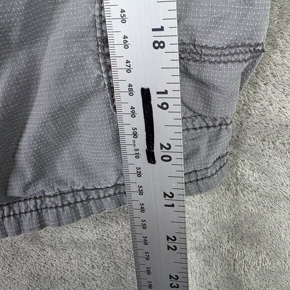 Mens Iron Co Gray Cargo Shorts Cotton Blend Stretch 11" Inseam Size 34 - Picture 10 of 11